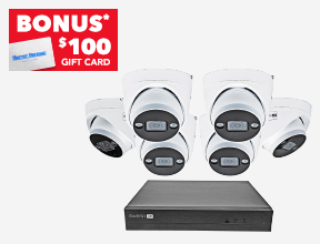 [Swann AdvancedX™ Wired NVR Security System with 6-Dome Camera Kit]