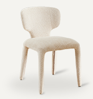 ['Ariel' Dining Chair - Sand Fabric]