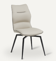 ['Aurora' Dining Chair - Pearl PU]