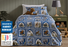 ['Jungle Hive' Quilt Cover Set* - Single]