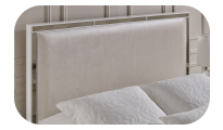 [Sleek mirror glass framing - White]
