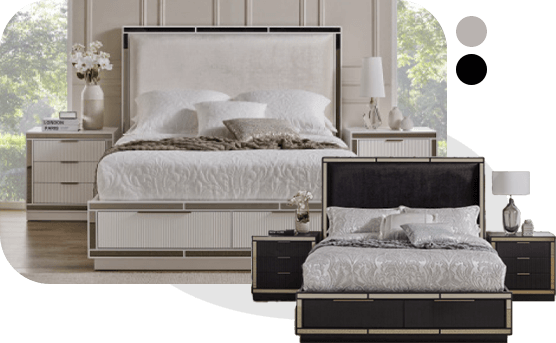 ['Caravel' 2-Drawer Queen Bed]