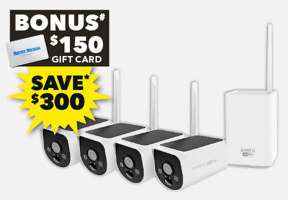[Swann MaxRanger™ V2 4-Camera Longest & Strongest Security System]