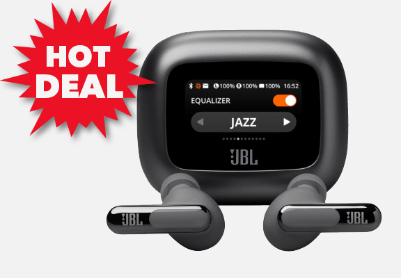 [JBL Live Beam 3 True Wireless Earbuds with Screen]