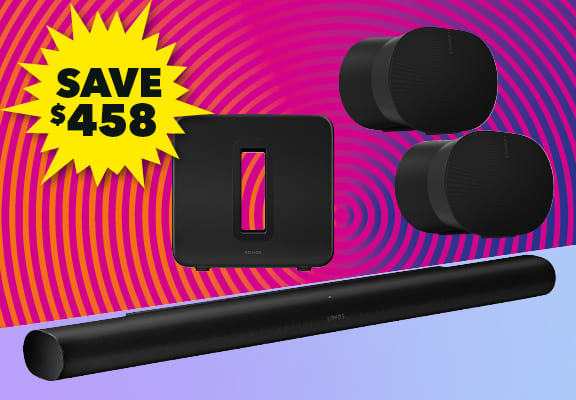 [Sonos Arc Ultra Soundbar + Sub 4 Subwoofer + Era 300 Speakers Pair Package]