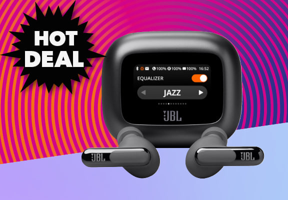 [JBL Live Beam 3 True Wireless ANC Earbuds with Screen]