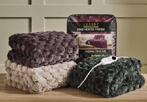 [L'Avenue Luxury 'Zane' Heated Throw - Small]