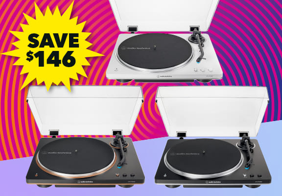 [Audio-Technica Turntable with Bluetooth]