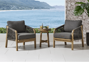 ['Ravona' 3-Piece Outdoor Chat Setting]