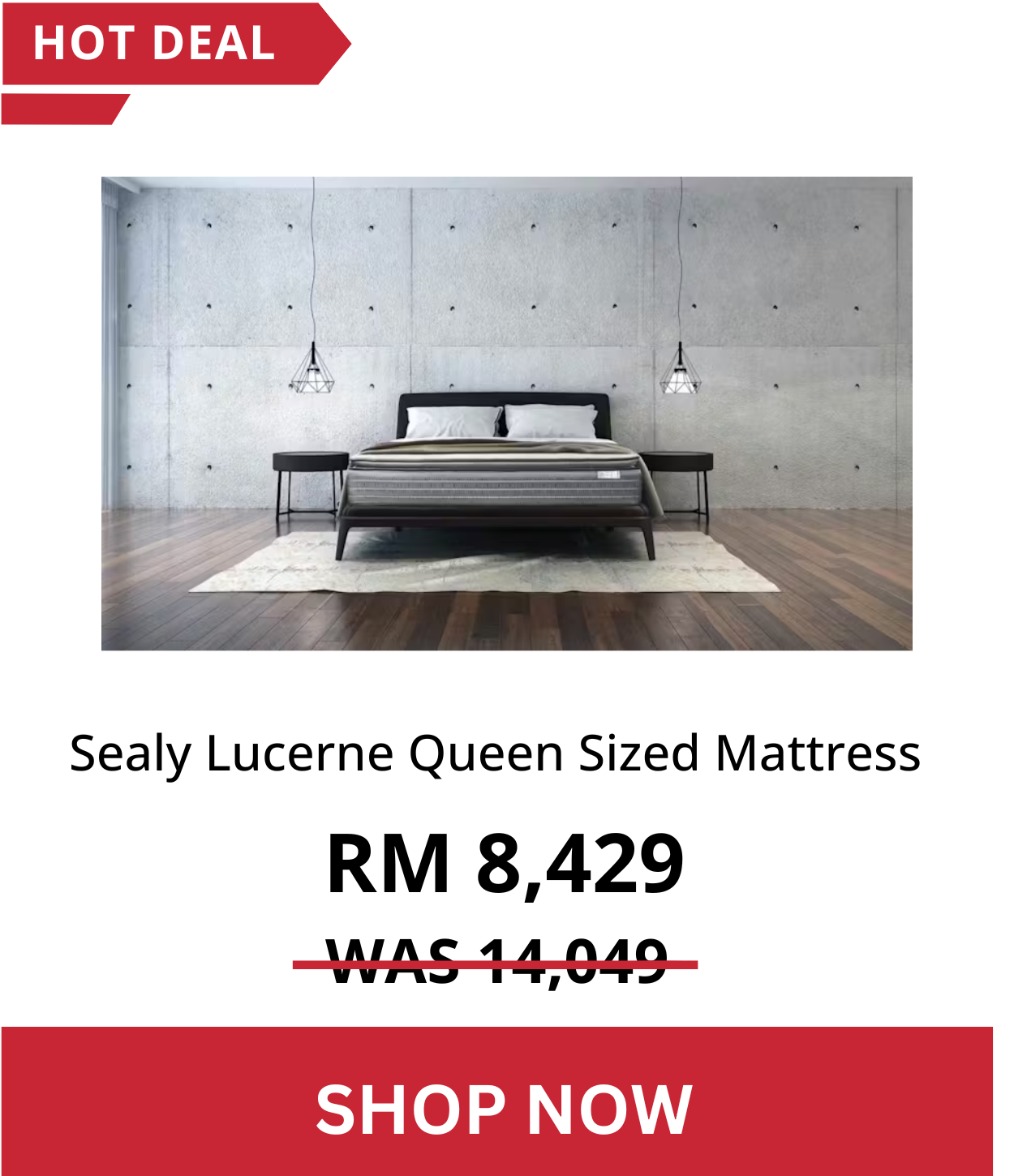 Sealy Lucerne Queen Sized Mattress