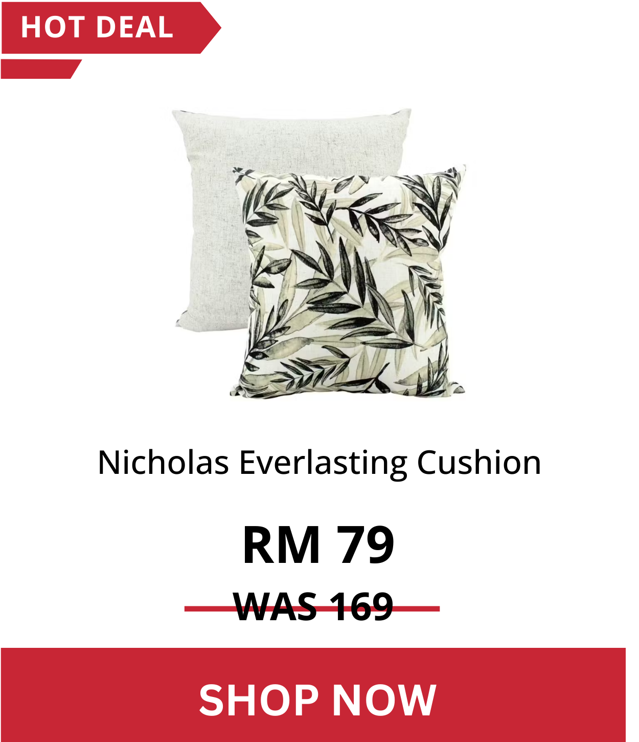 Nicholas Everlasting Cushion