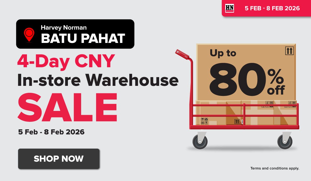 batu pahat 4-day in-store warehouse sale