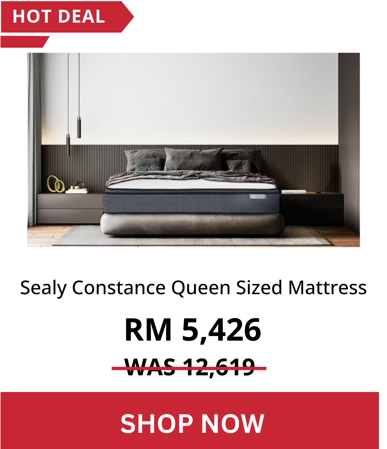 Sealy Constance Queen Sized Mattress