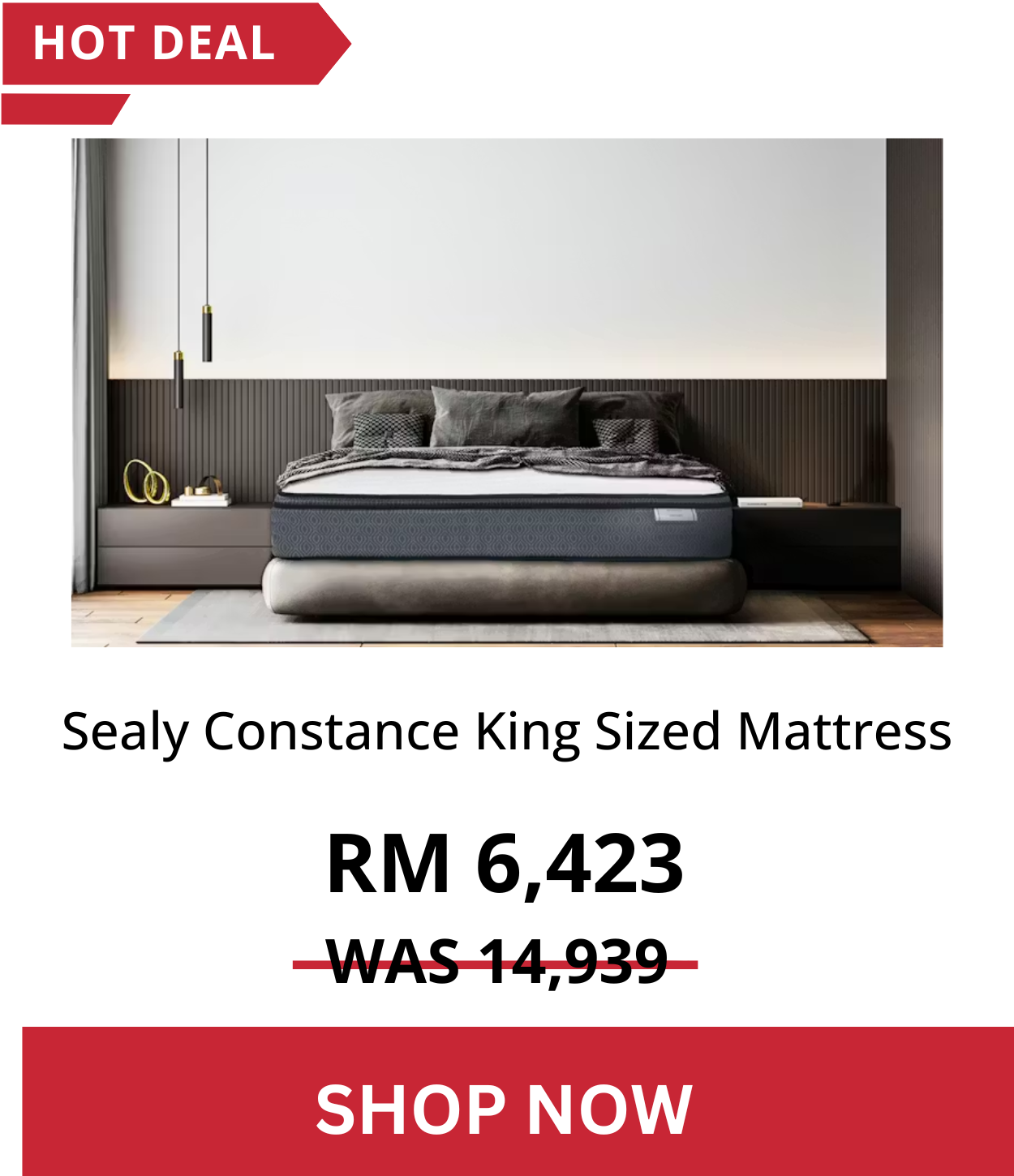 Sealy Constance King Sized Mattress