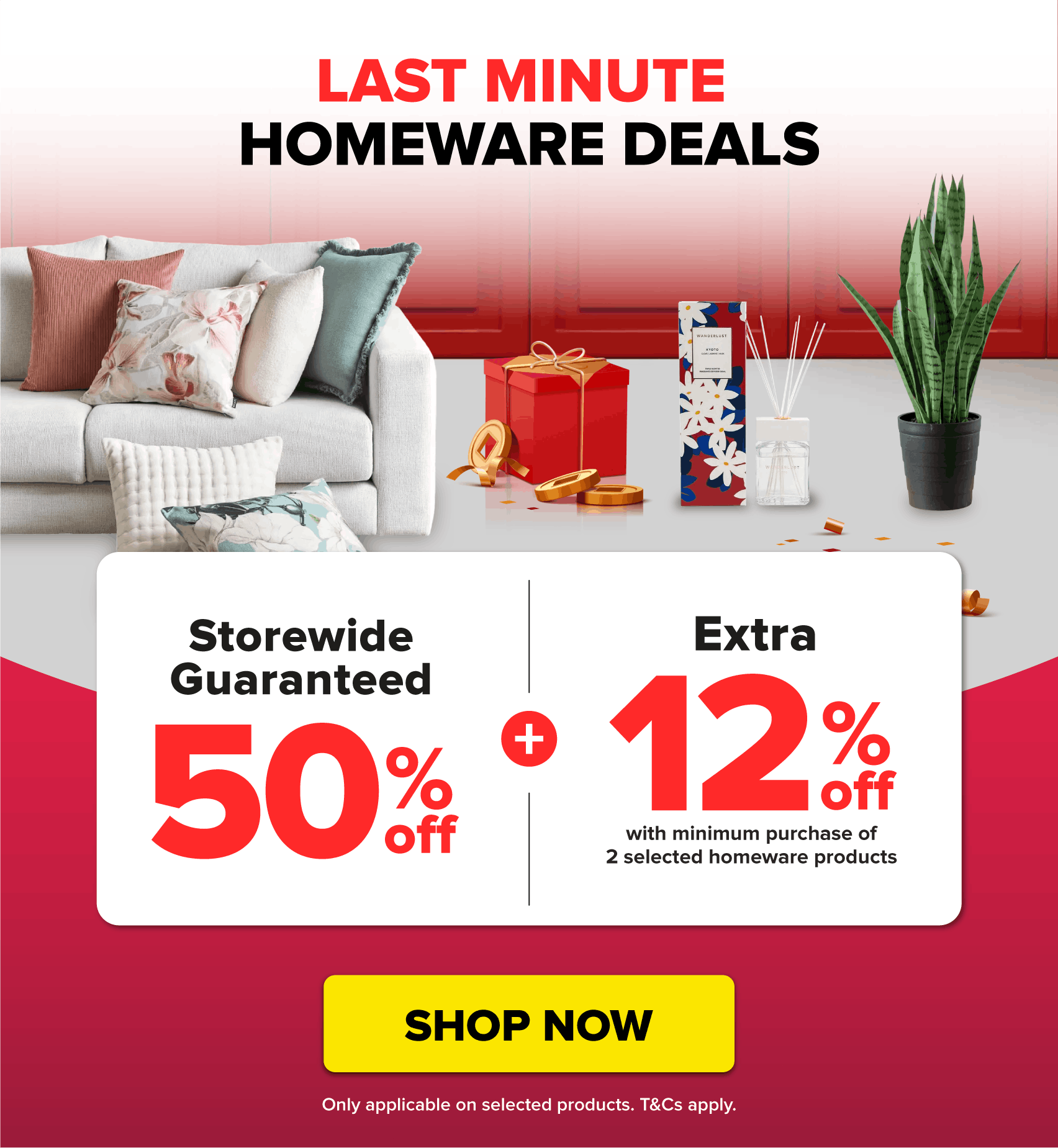 last minute cny sale homeware