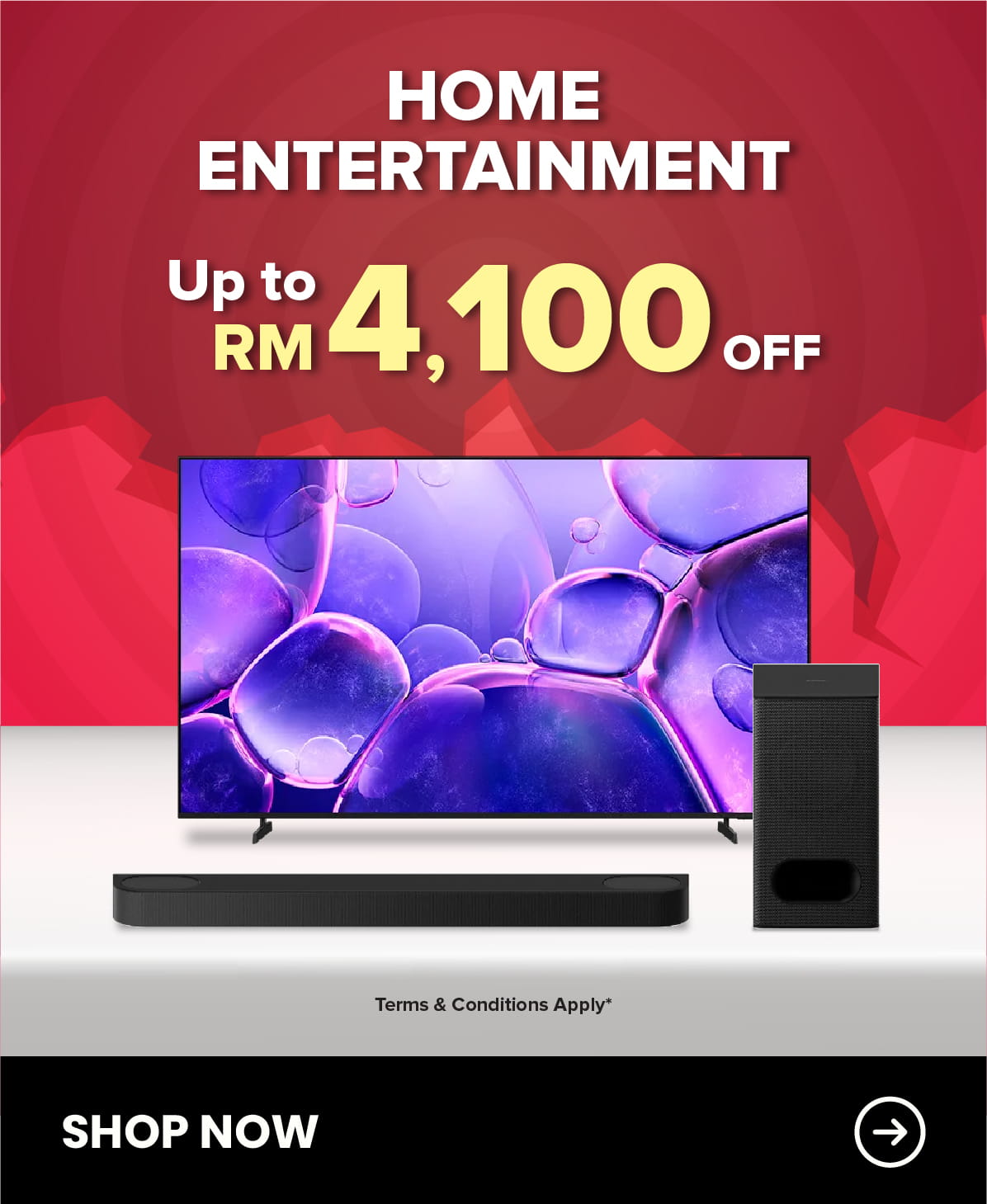 Biggest Ever RM100 Million Stock Clearance Home Entertainment