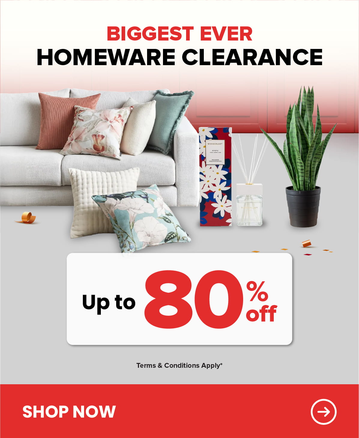 Biggest Ever RM100 Million Stock Clearance Homeware Clearance