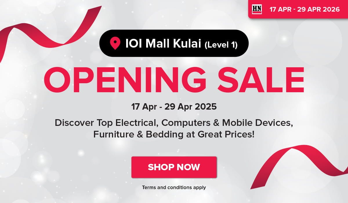 Harvey Norman IOI Mall Kulai Soft Opening