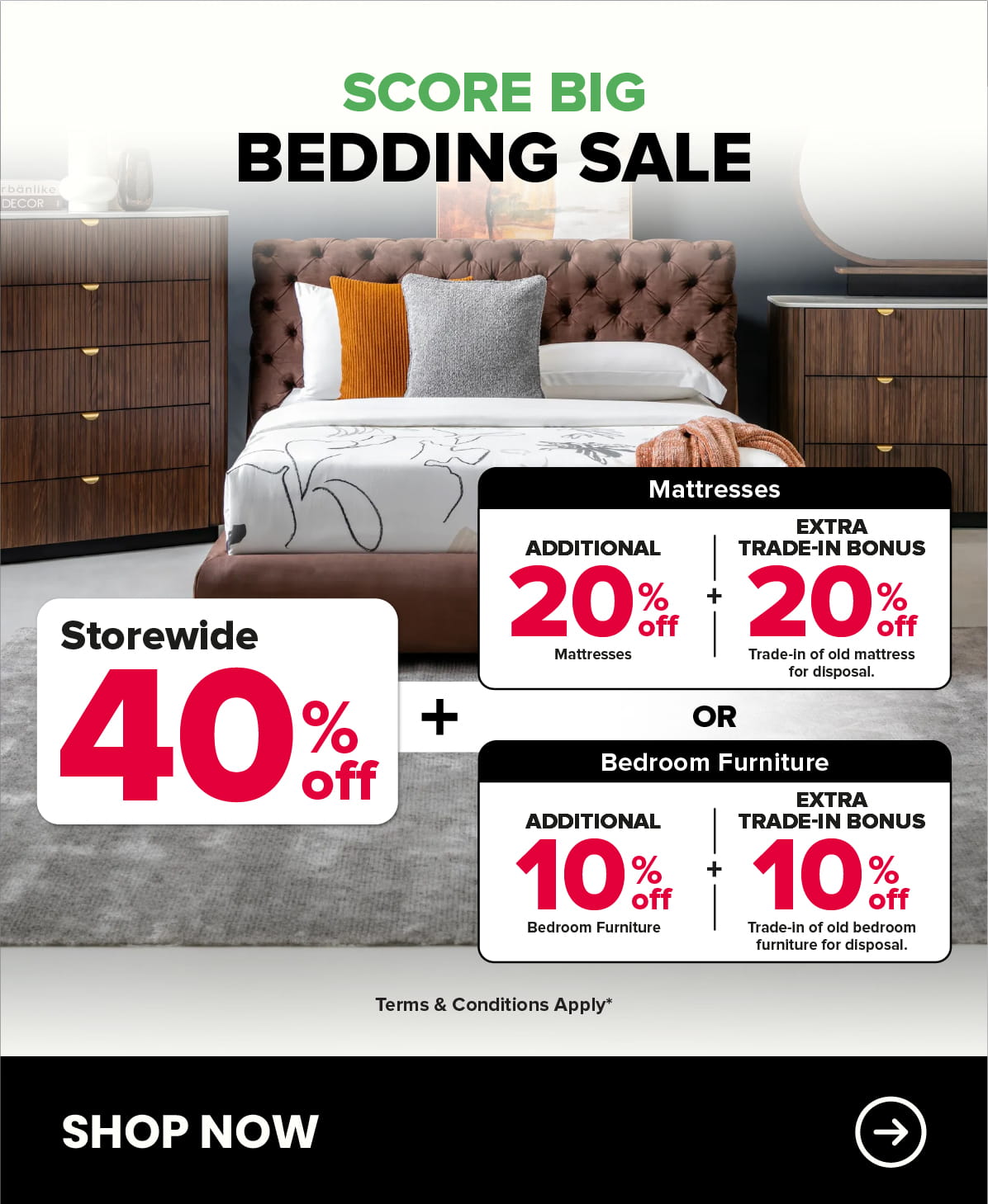 bedding sale