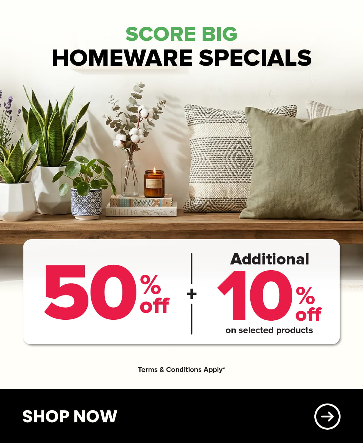 homeware specials