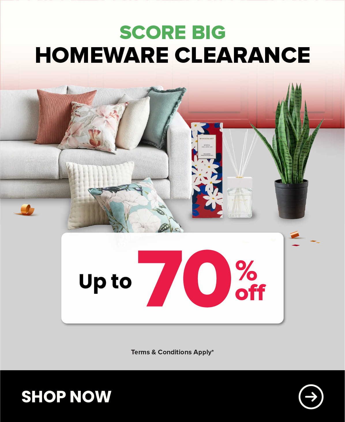 homeware clearance