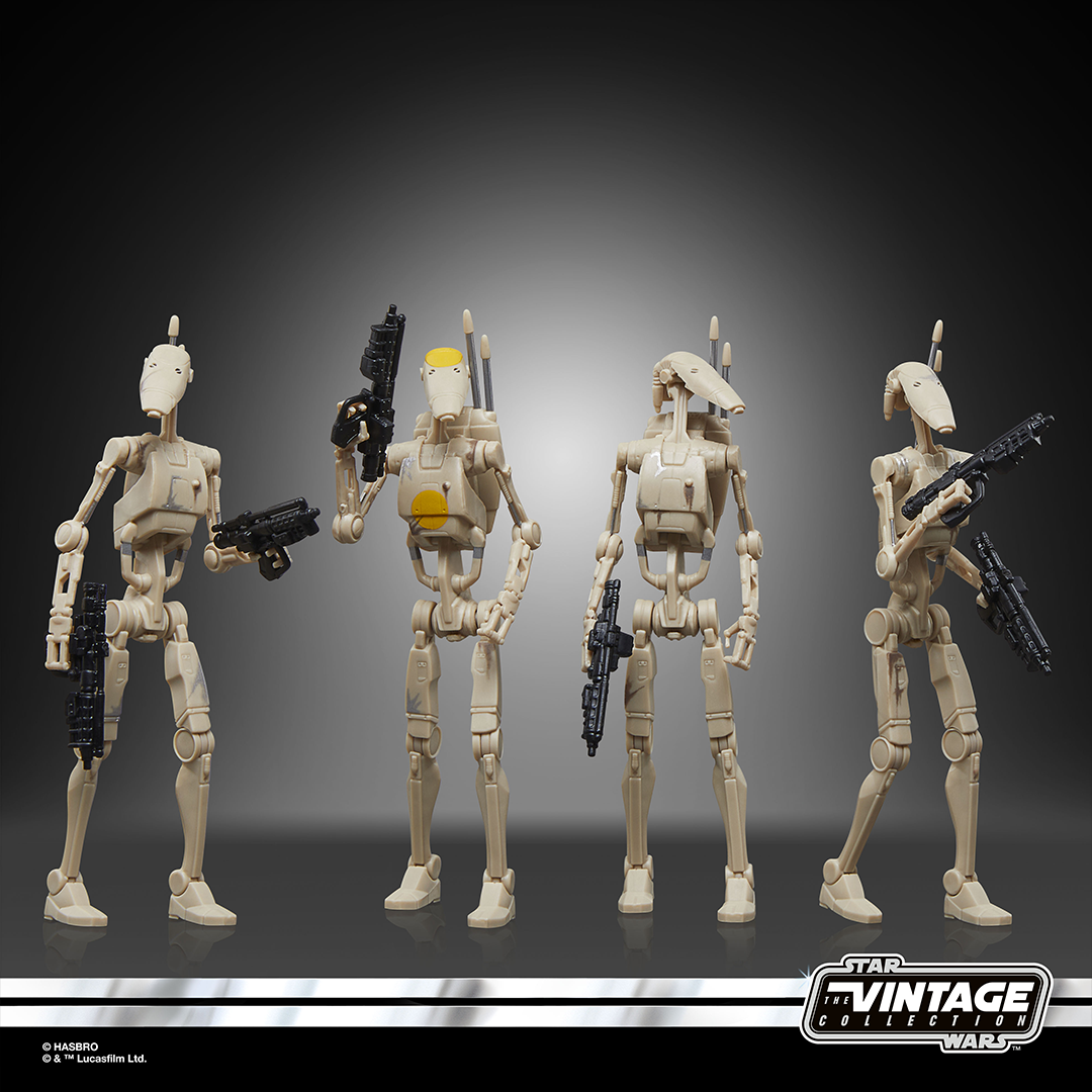 STAR WARS: The Phantom Menace Battle Droid 4-Pack