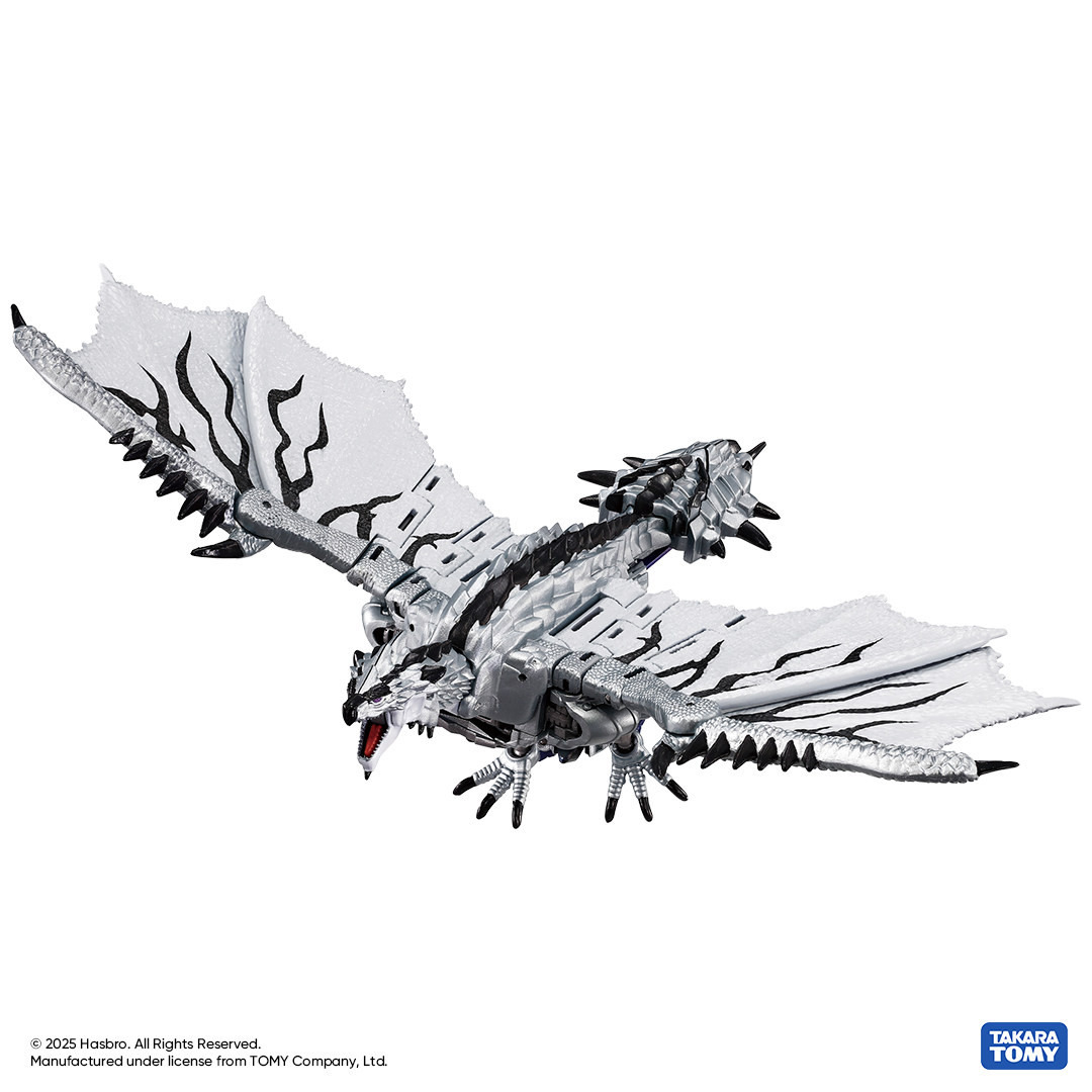 Takara Tomy Transformers Monster Hunter Silver Rathalos Prime