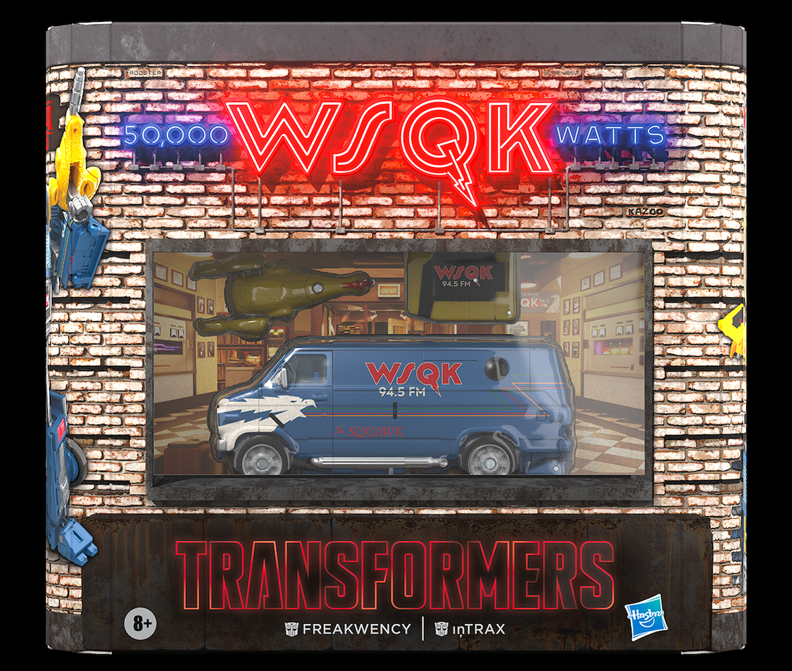 Transformers Stranger Things Freakwency and 8-Trax