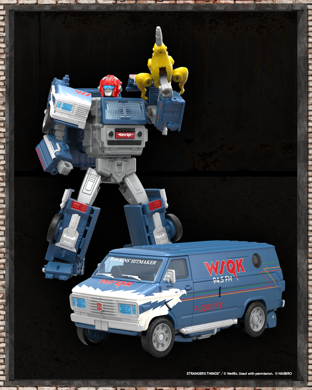 Transformers Stranger Things Freakwency and 8-Trax