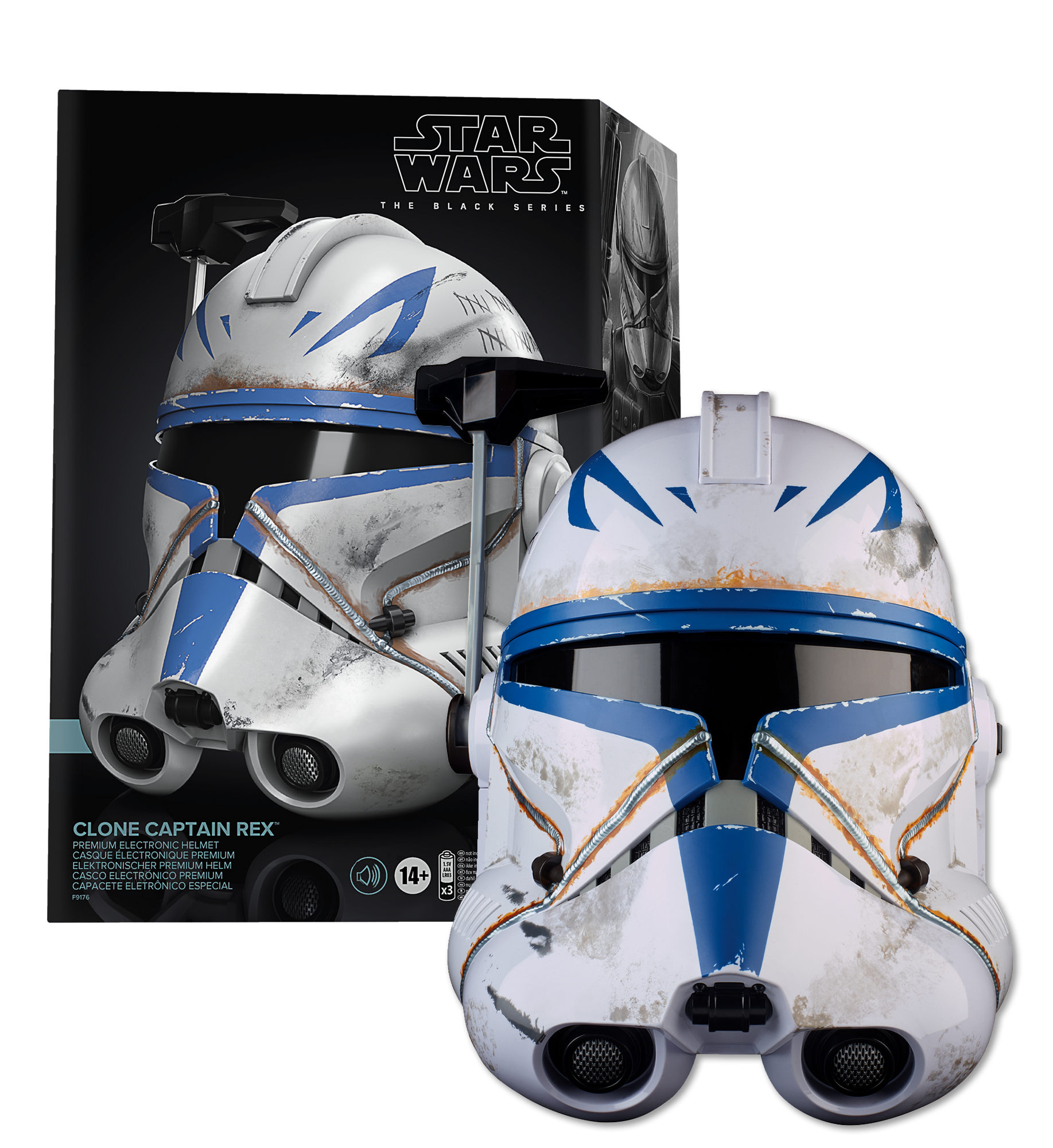 Star Wars The Black Series Clone Captain Rex Electronic Helmet