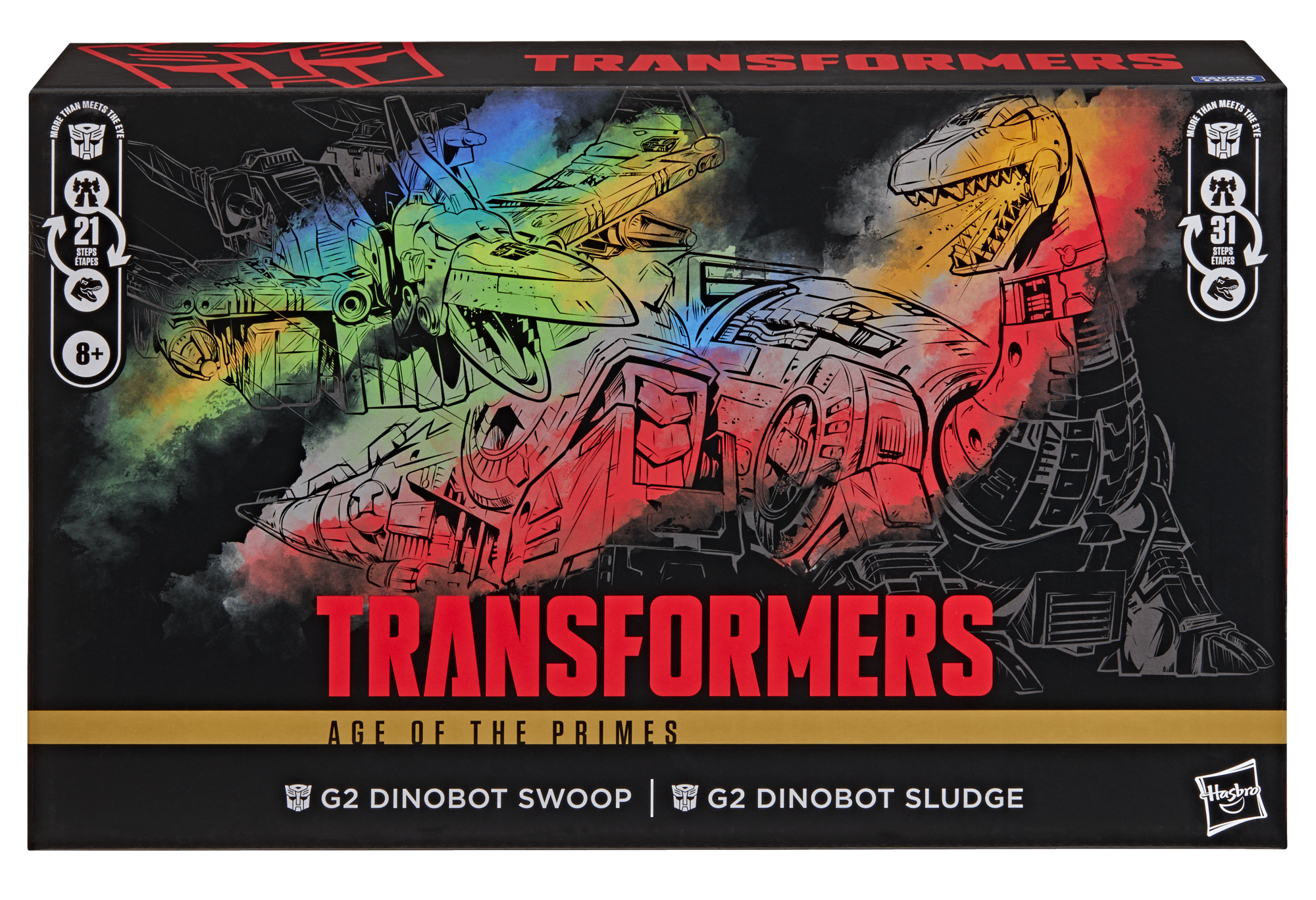 Transformers Age of the Primes G2 Dinobot Swoop and G2 Dinobot Sludge