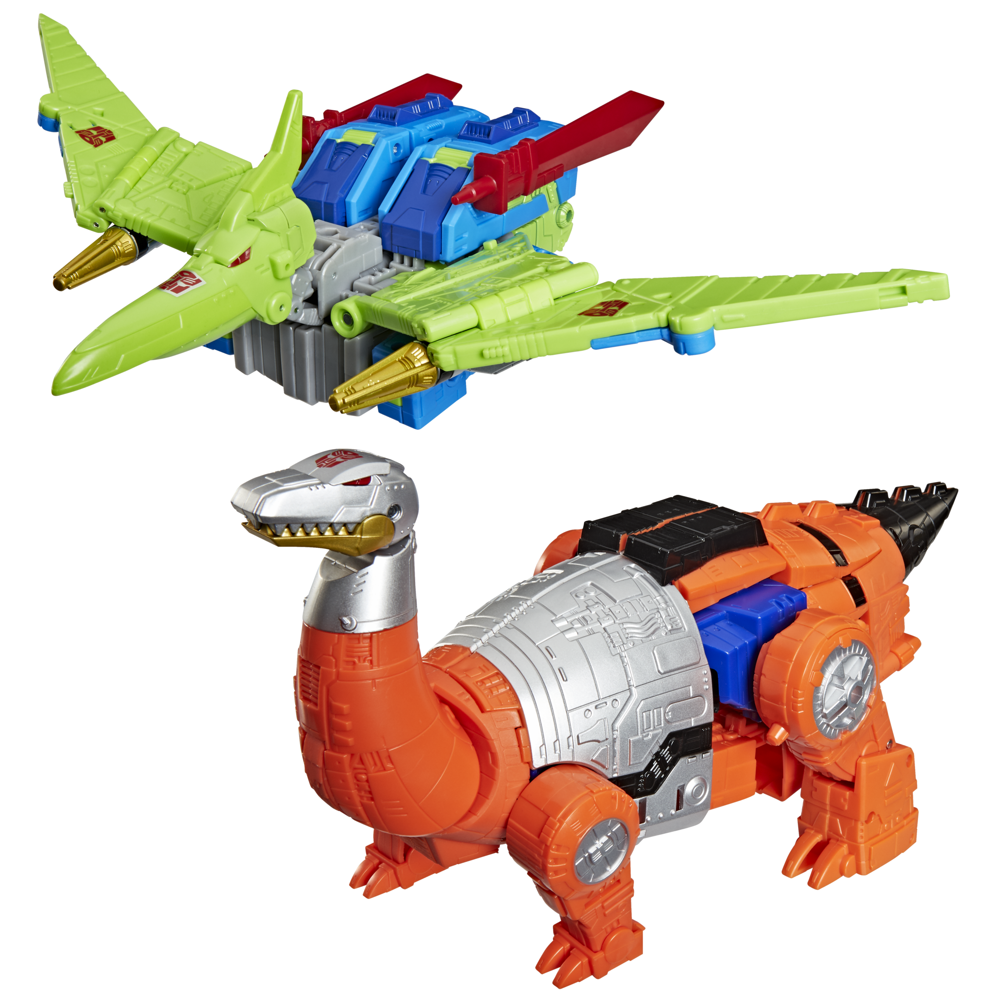 Transformers Age of the Primes G2 Dinobot Swoop and G2 Dinobot Sludge