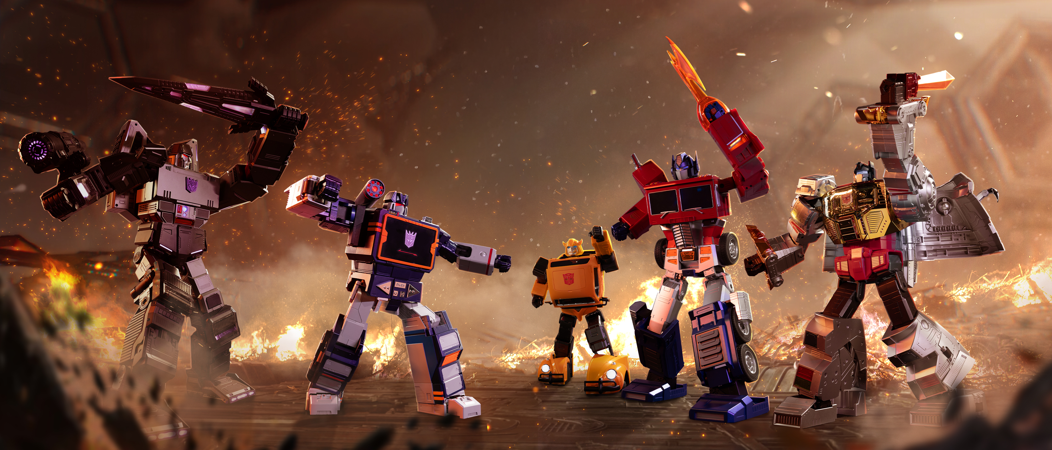 Transformers Auto-Converting Robots by Robosen