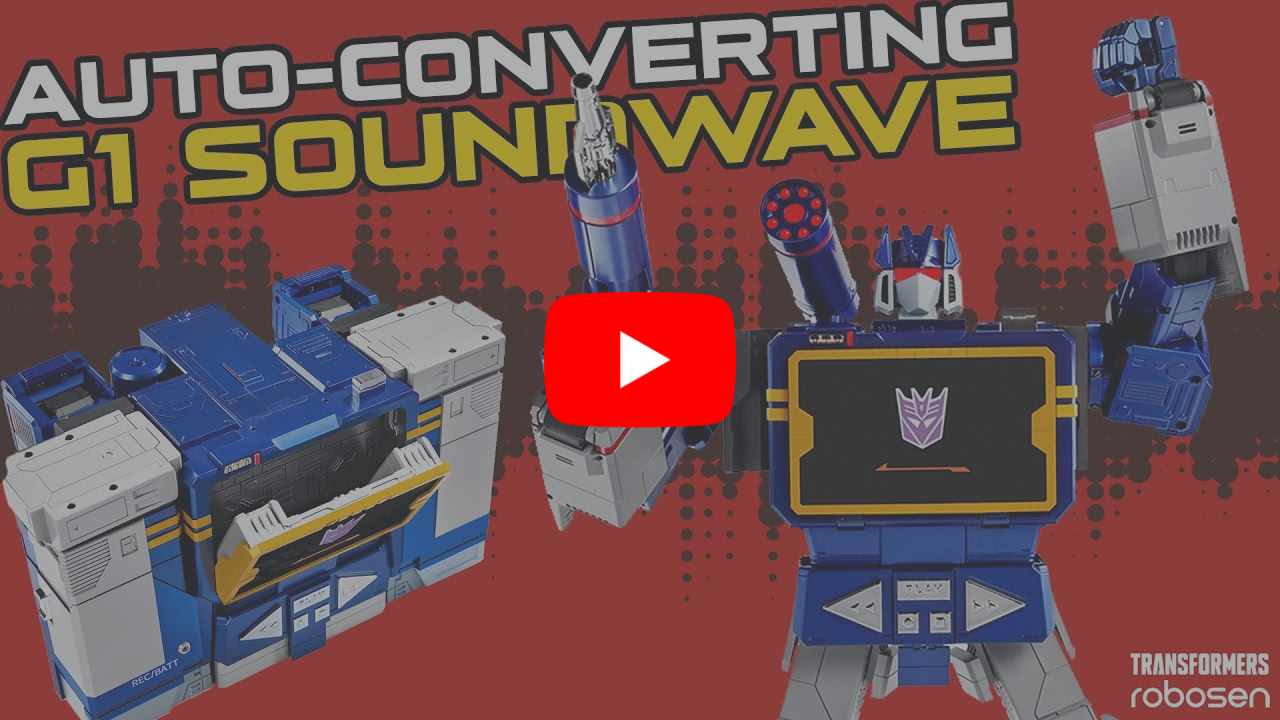 Transformers G1 Soundwave Auto-Converting Robot Demo Video