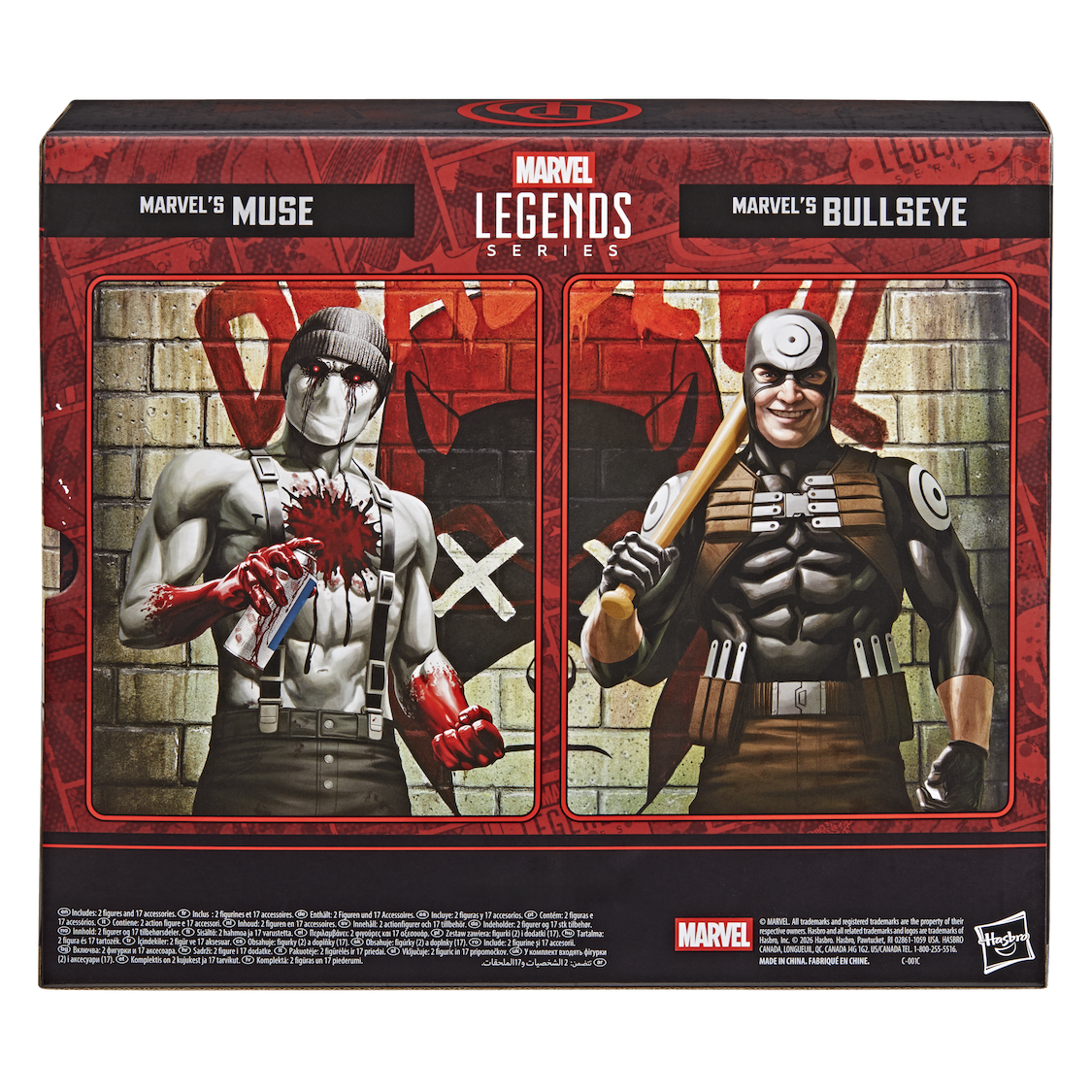 Marvel Legends Series Marvel's Bullseye and Marvel's Muse 2-Pack