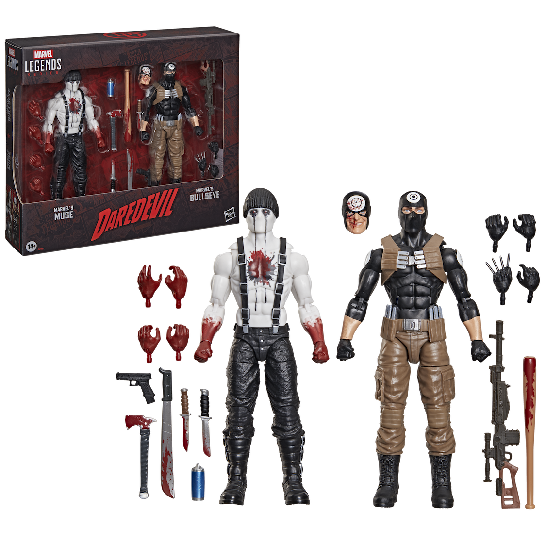 Marvel Legends Series Marvel's Bullseye and Marvel's Muse 2-Pack