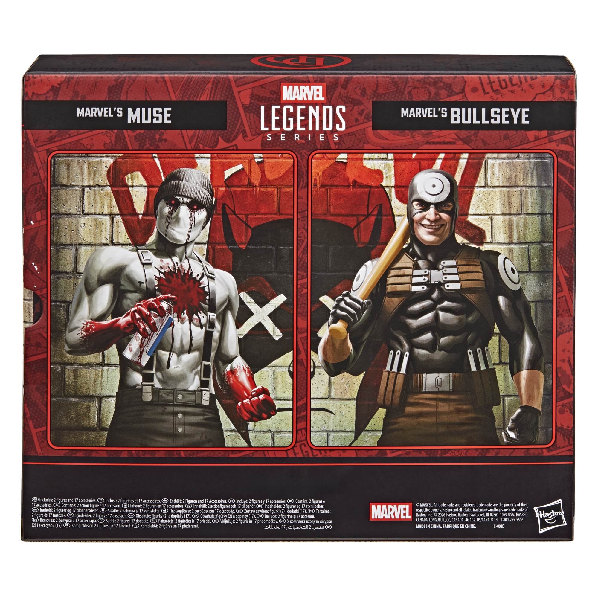 Marvel Legends Series Marvel’s Bullseye and Marvel’s Muse