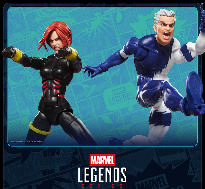 Marvel Legends Series Black Widow and Quicksilver 2-Pack