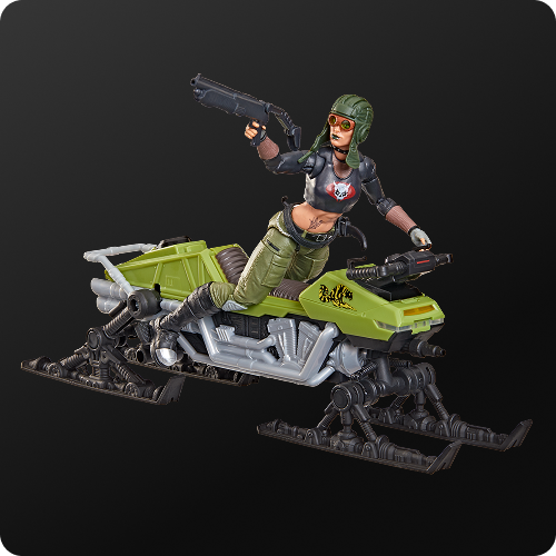 G.I. Joe Classified Series #194, Zanya and Dreadnok Chameleon (Swamp Skier) Vehicle