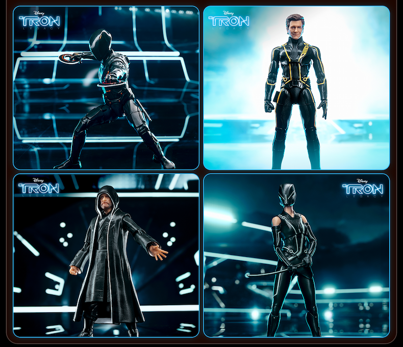 Tron: Legacy Identity Collection 6-Inch Action Figure 4-Pack