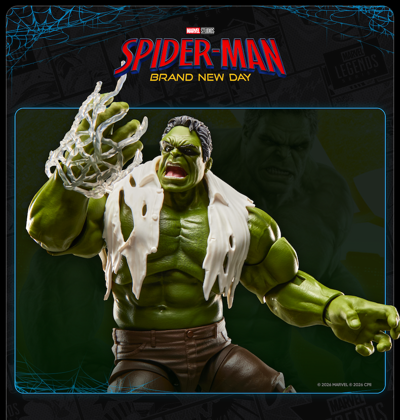 Marvel Legends Series Hulk, Spider-Man: Brand New Day