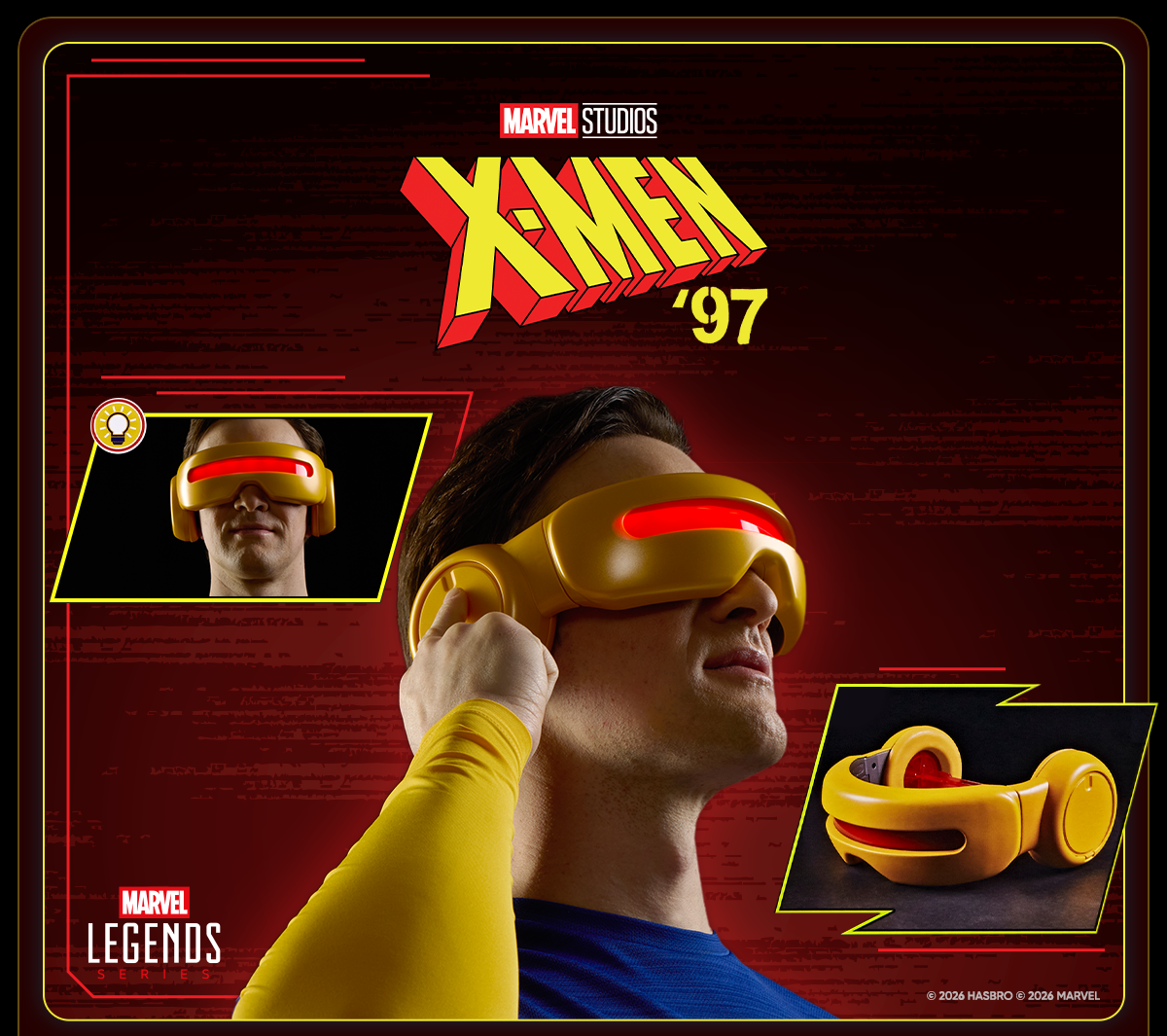 Pre-order the Marvel Legends Series X-Men '97 Cyclops Premium Roleplay Visor