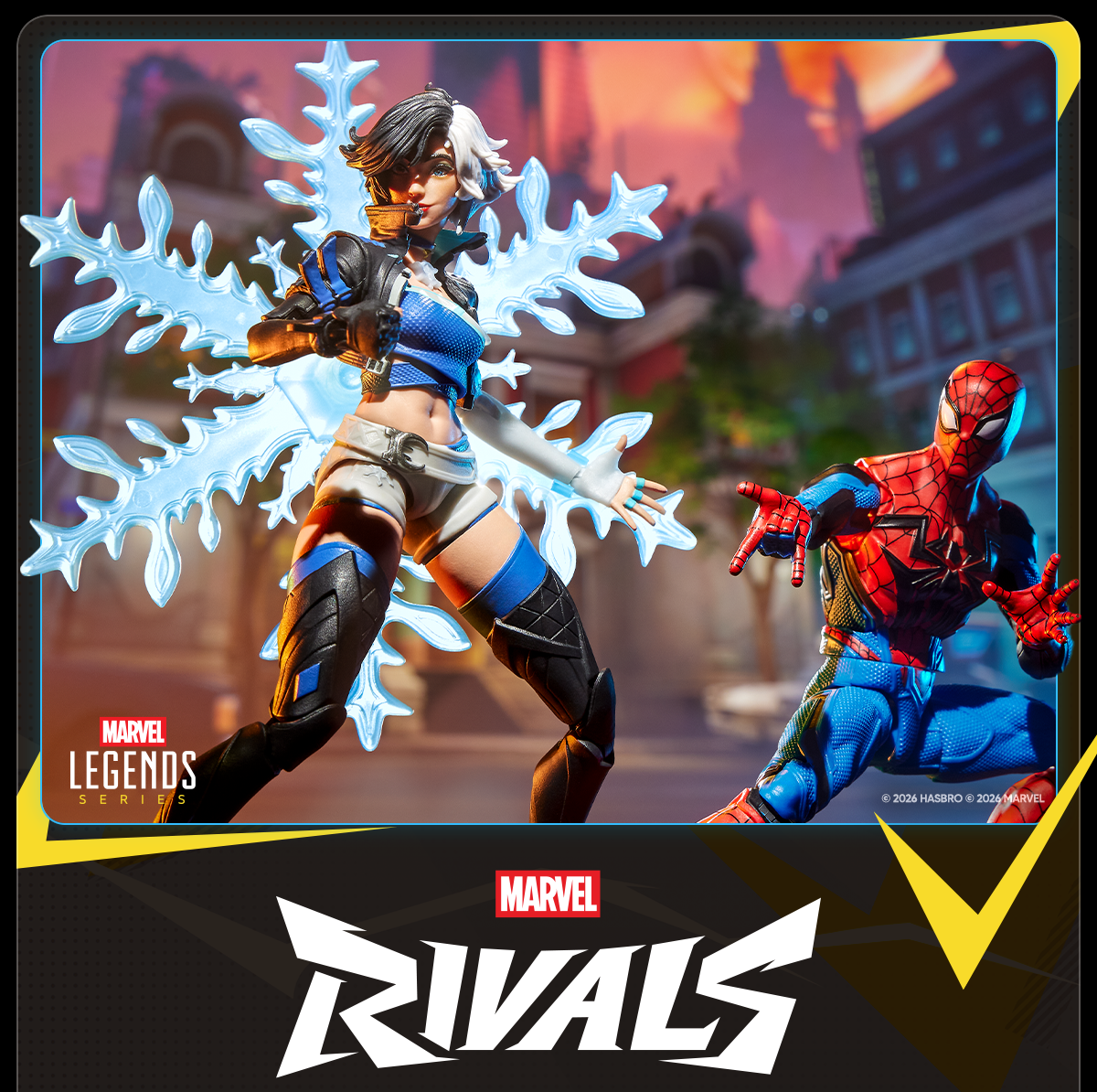 Marvel Legends Series Marvel Rivals Spider-Man and Luna Snow
