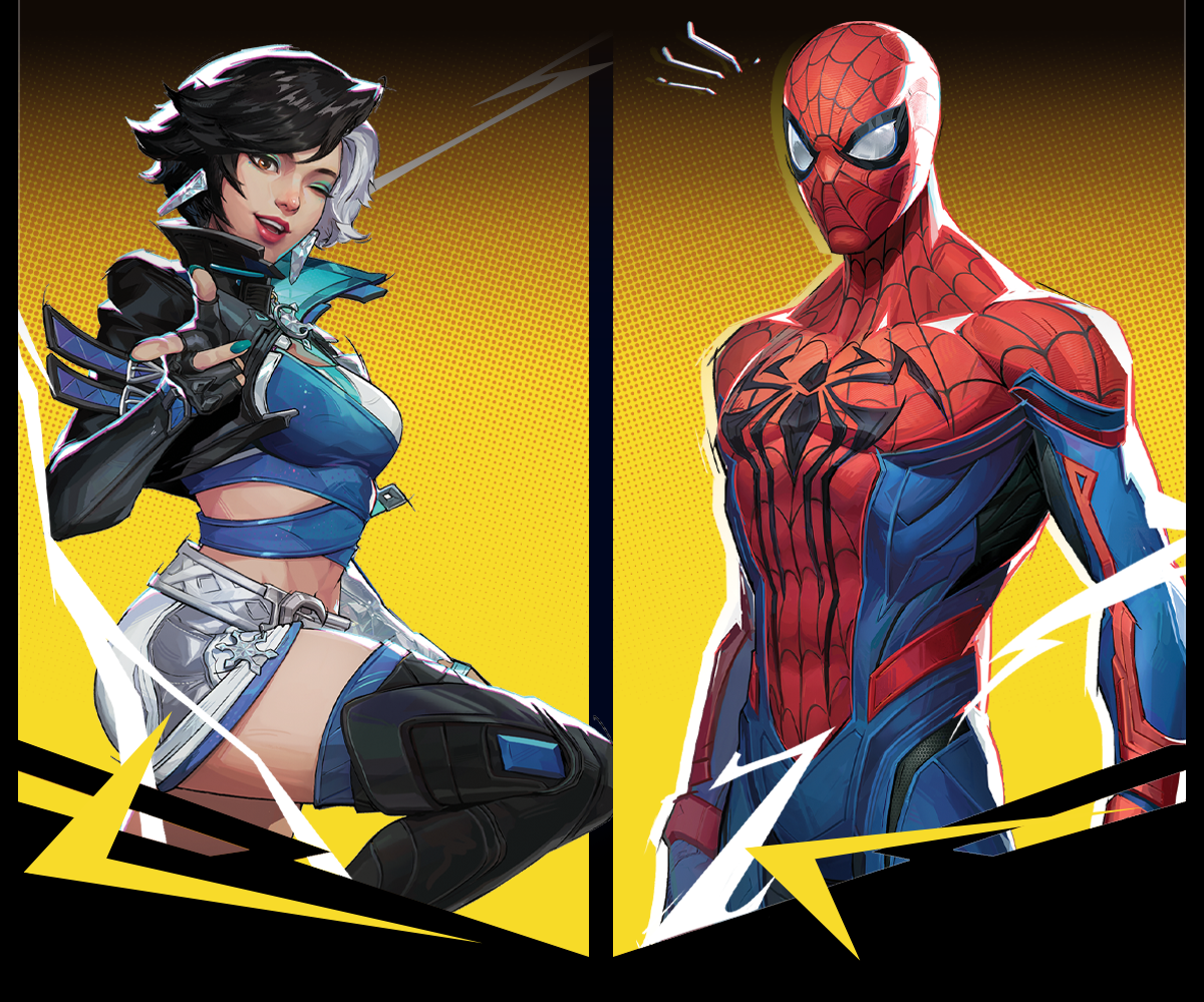Marvel Legends Series Marvel Rivals Spider-Man and Luna Snow