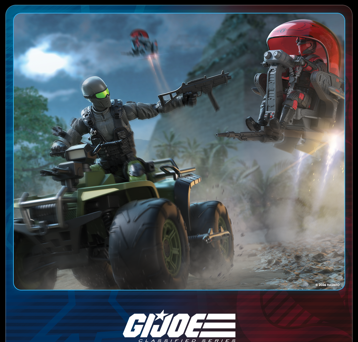 #218, Snake Eyes & Varmint ATV Vs. Stealth Viper & Cobra Stealth Flight Pod (Trubble Bubble)