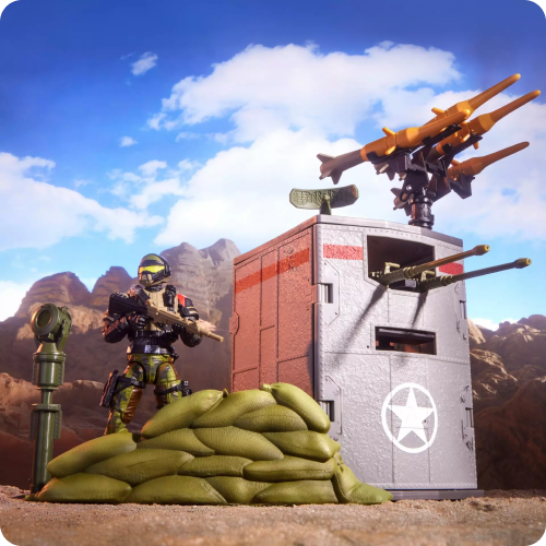G.I. Joe Classified Series #175, Steel Corps Sentry & Modular Defense Post