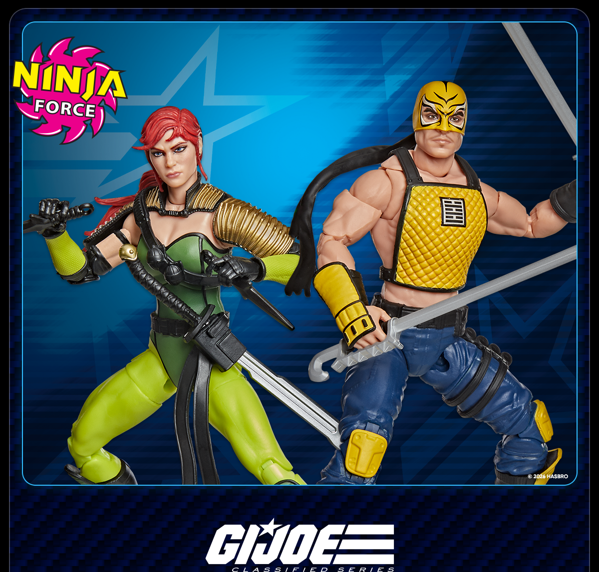 G.I. Joe Classified Series #212, Ninja Force Scarlett and T'Jbang