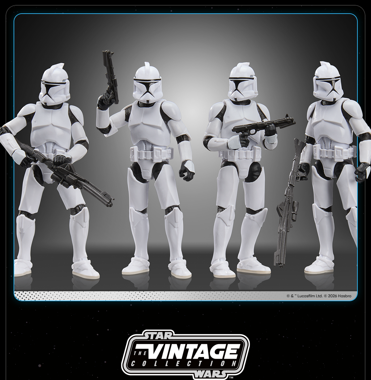 Star Wars The Vintage Collection Phase I Clone Trooper Pack