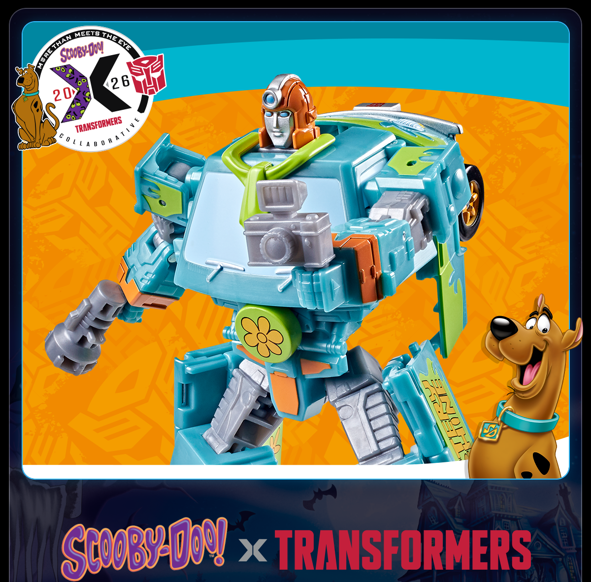 Transformers Collaborative Scooby-Doo Mysterious Prime & Automutt