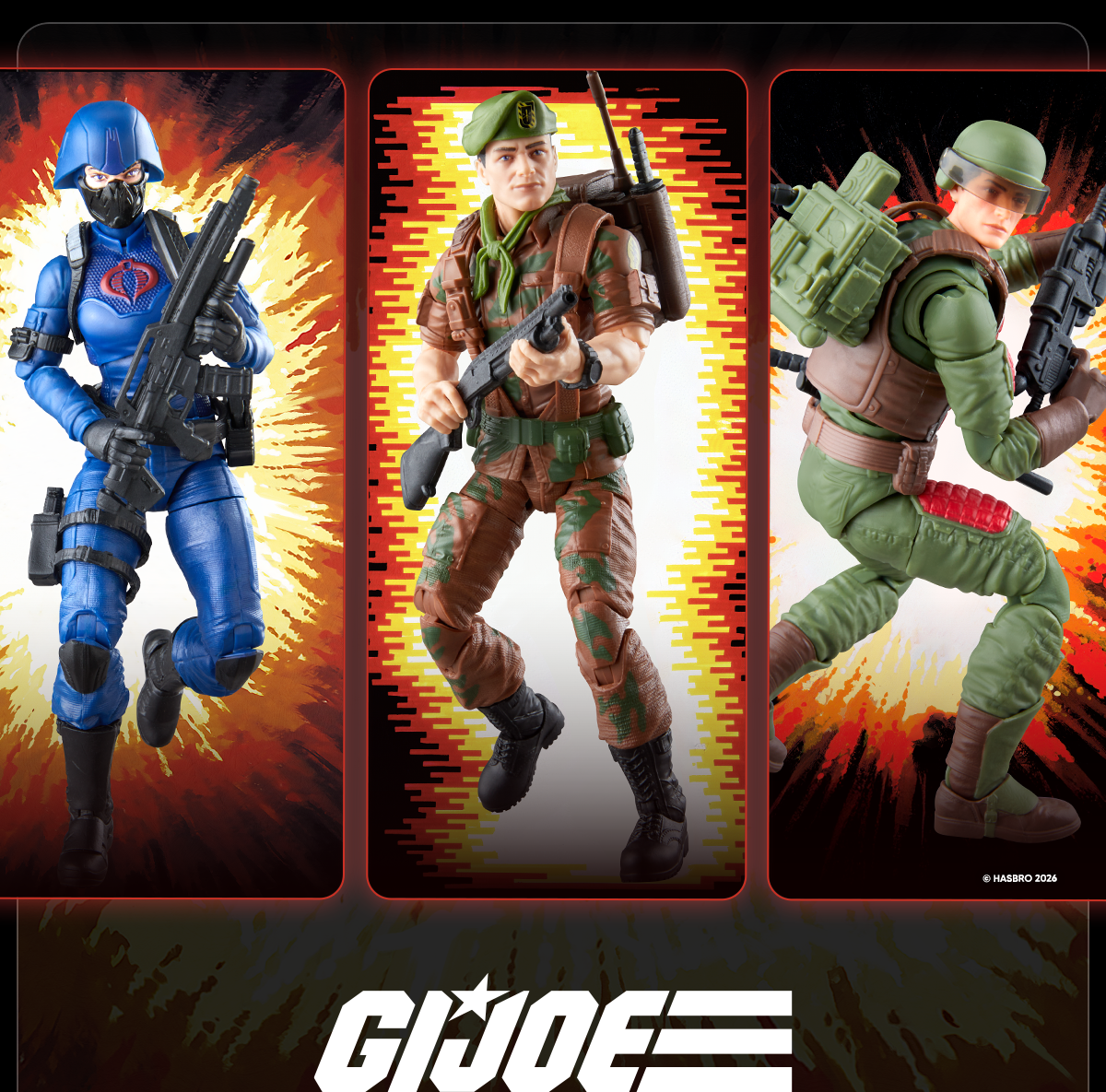 G.I. Joe Classified Series Retro Cardback collection